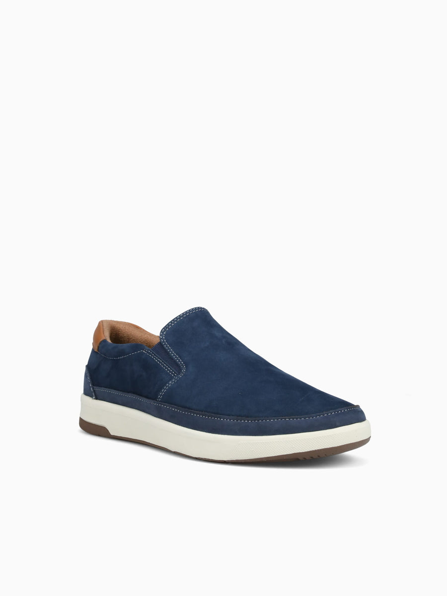 Crossover Double Gore Navy Cognac leathe Navy / 7 / M