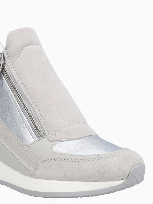 D Nydame A Lt.grey Silver suede Pearl Light Grey / 35 / M