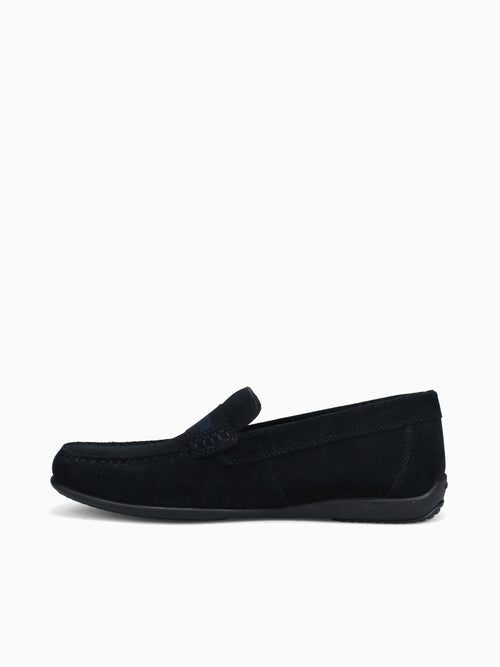 U Ascanio A Navy Suede Navy / 40 / M