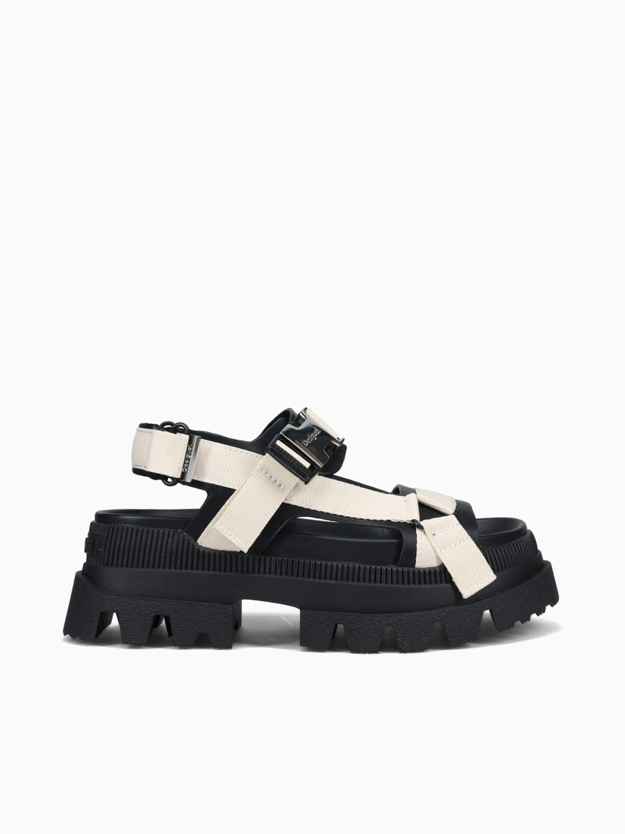 Road Sandal Black Cream Black / 5 / M