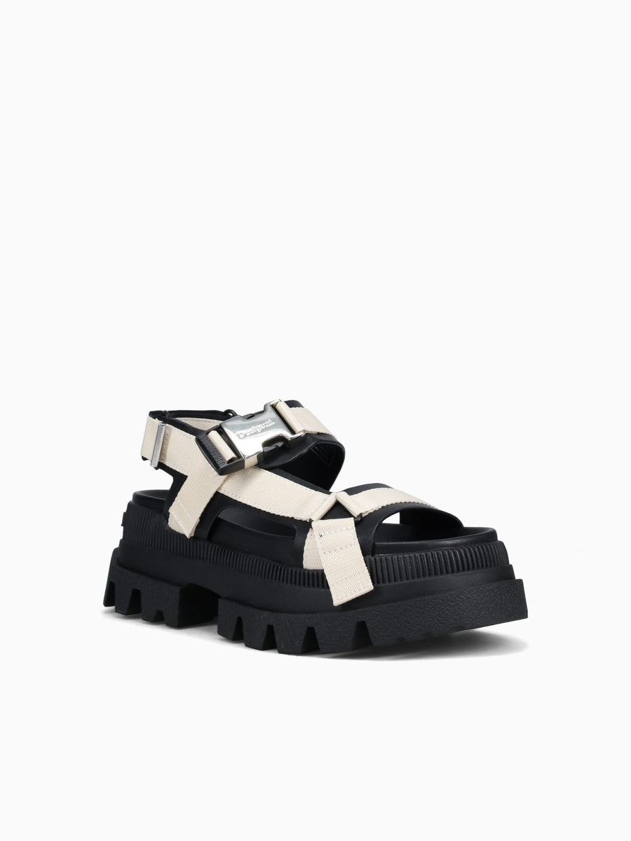 Road Sandal Black Cream Black / 5 / M