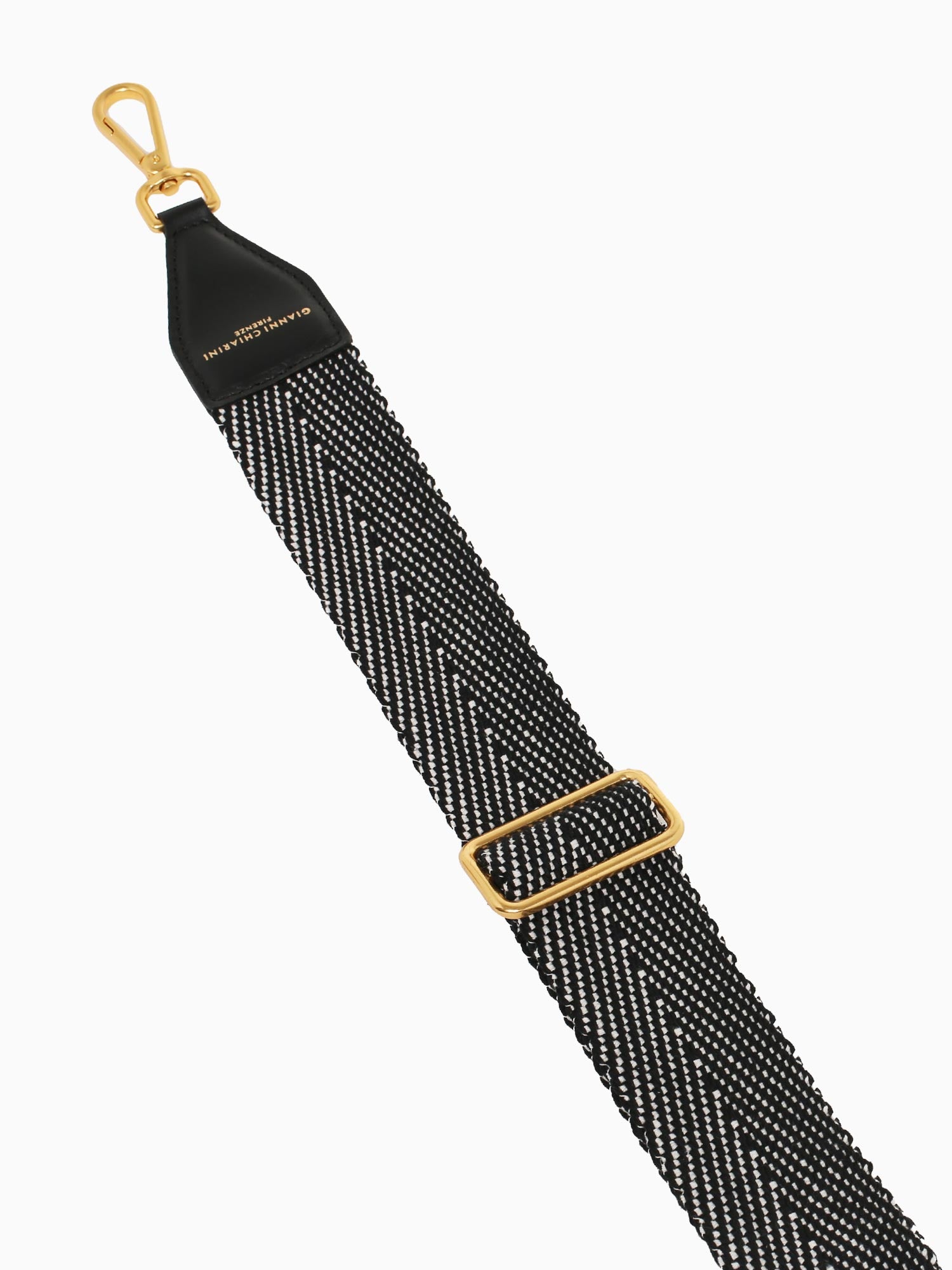 Tracolla Spiga Strap Nero Black