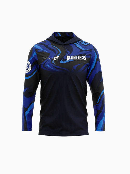 O B rashguard dark ocean poly Blue / S