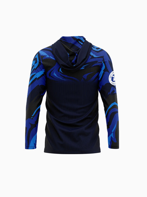 O B rashguard dark ocean poly Blue / S