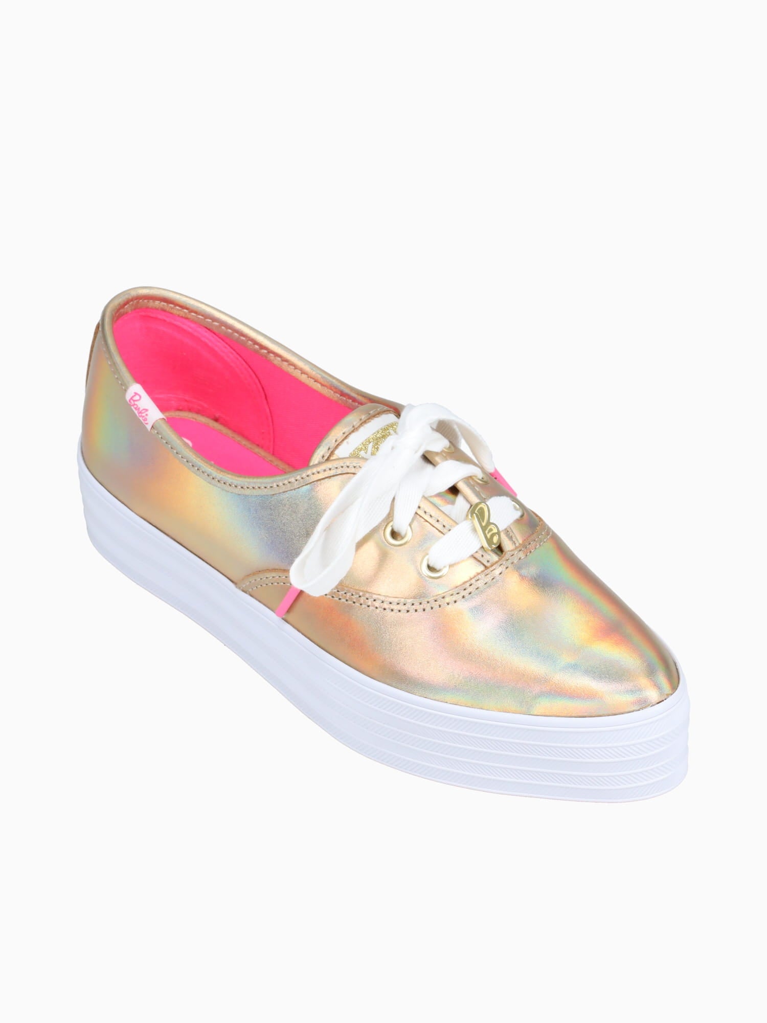 Barbie Point Metallic Gold Leather Gold / 5 / M