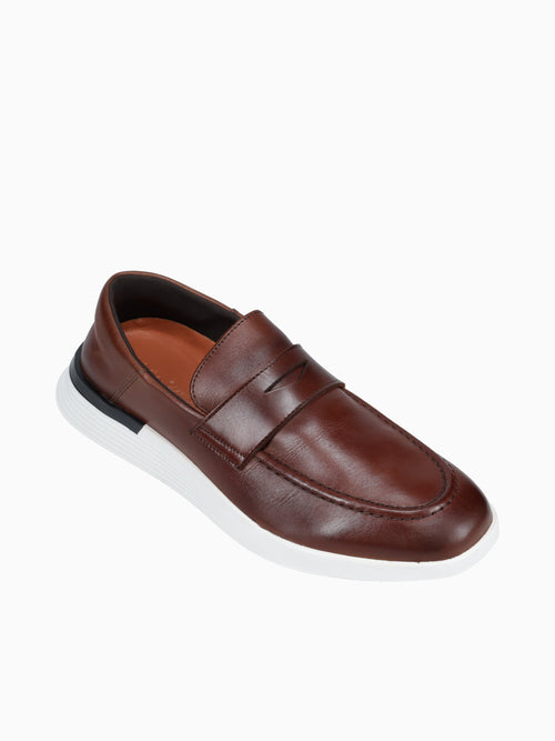 Crossover Loafer Maple White calfskin Brown / 7 / M