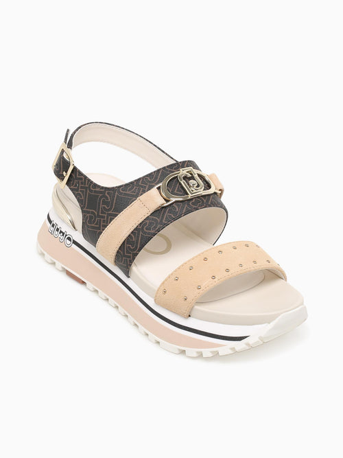 Maxi Wonder Sandal 27 Brown Beige saffia Brown / 35 / M