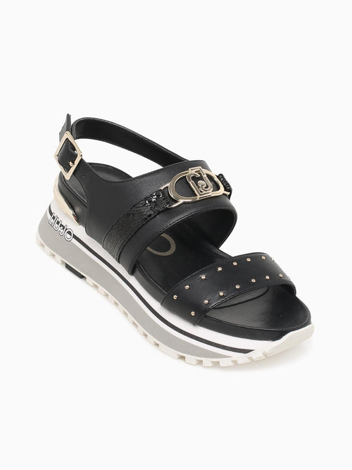 Maxi Wonder Sandal 27 Black Calf Black / 35 / M