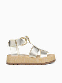 Katy Jute Gold Moto Raw Edge Gold / 6 / M