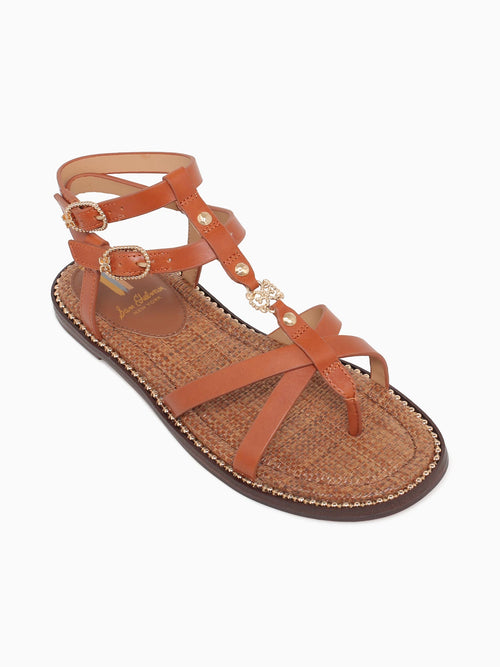 Talya Honey Brown Leather Tan / 5 / M