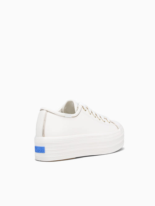 Triple Up White Gold leather White / 5 / M