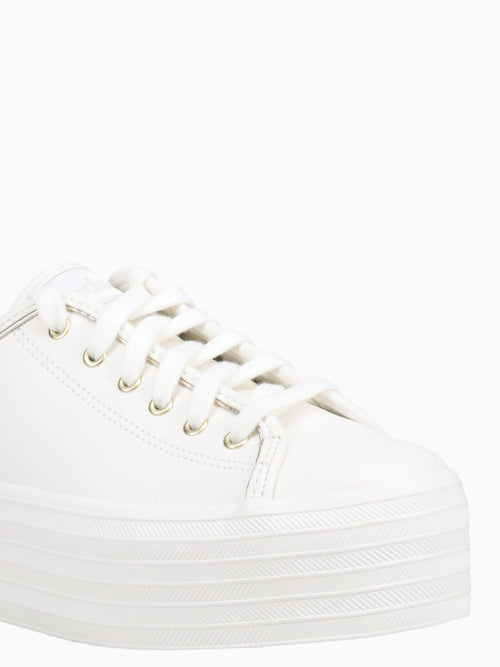 Triple Up White Gold leather White / 5 / M