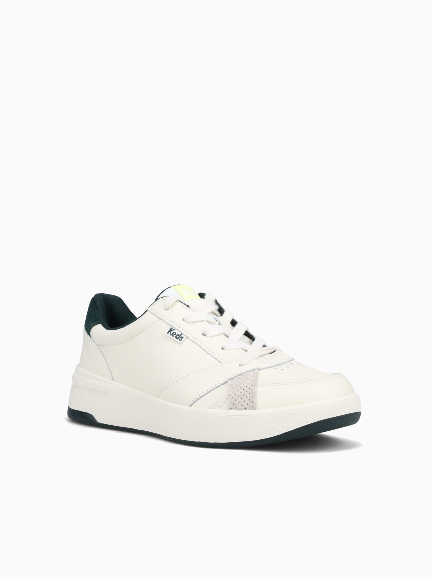 The Court Offwhite Green leather Off White / 5 / M