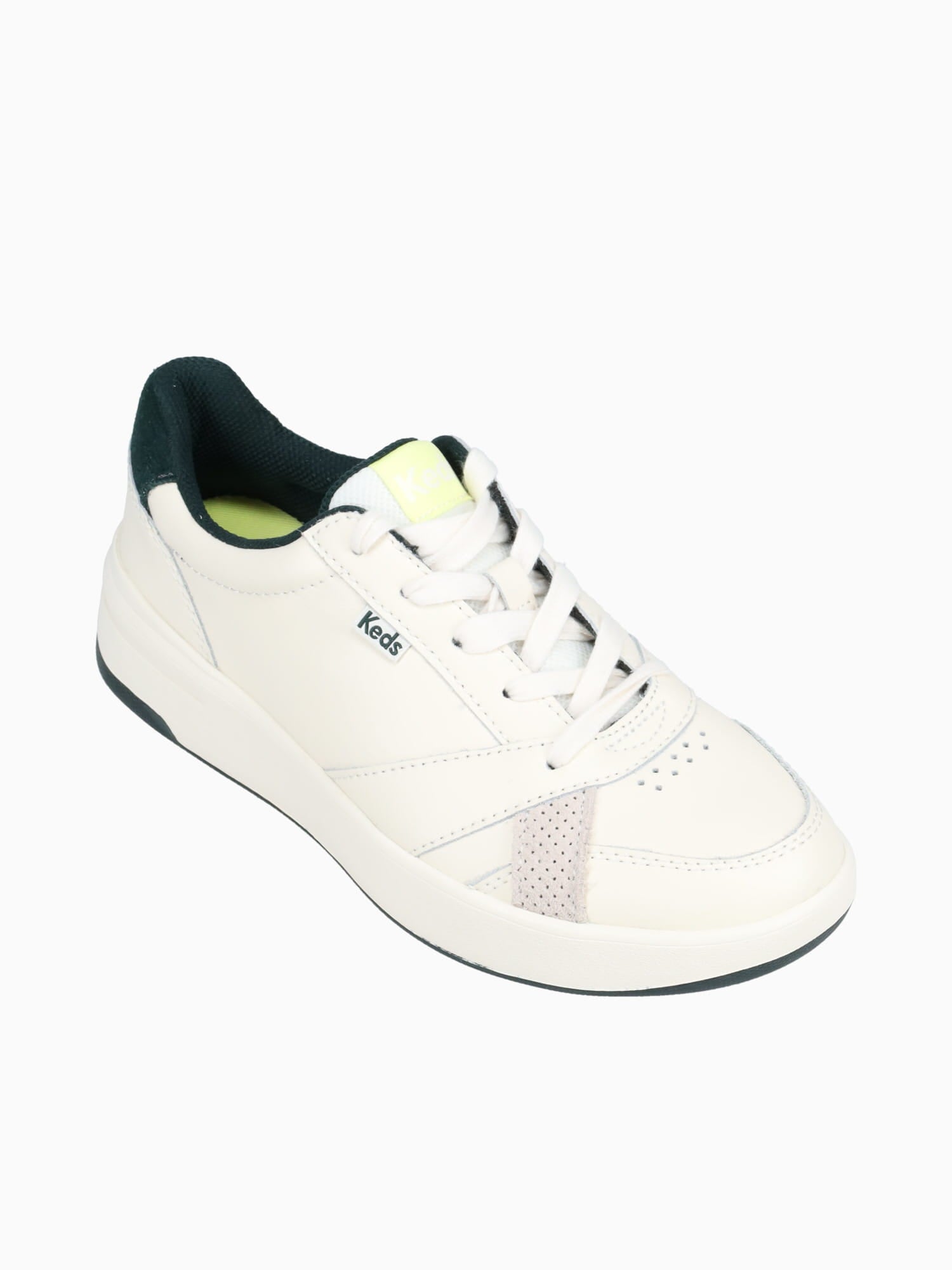 The Court Offwhite Green leather Off White / 5 / M