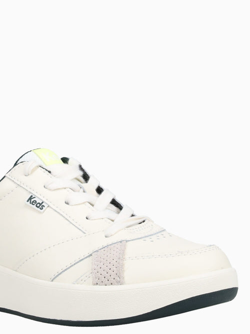 The Court Offwhite Green leather Off White / 5 / M