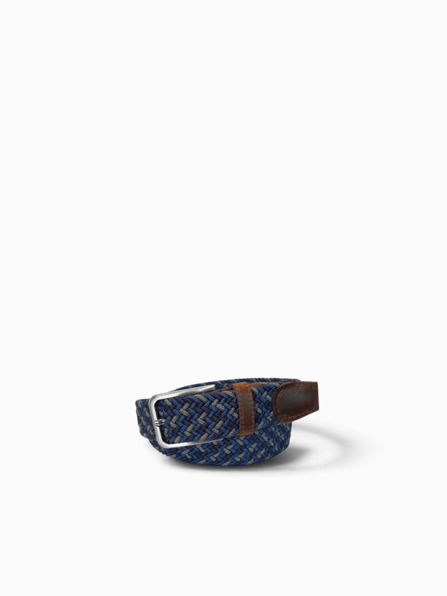 Myles Navymulti Brown woven elastic Navy / 32