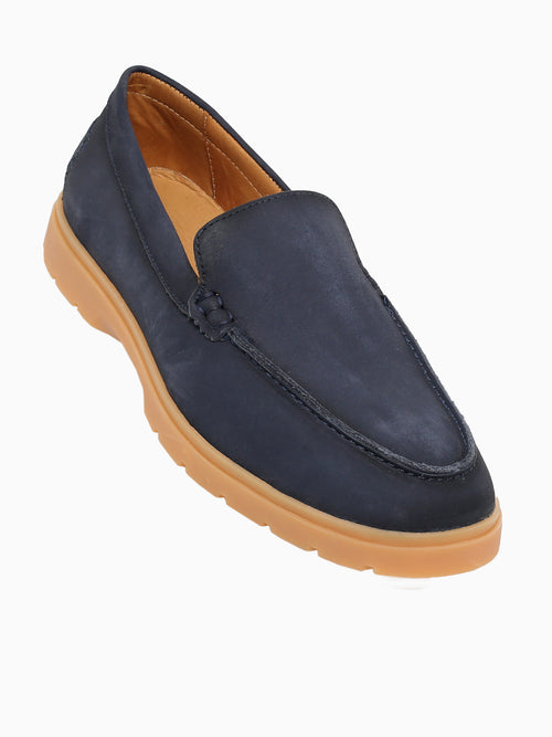 Safir Navy Latex nubuck Navy / 7 / M