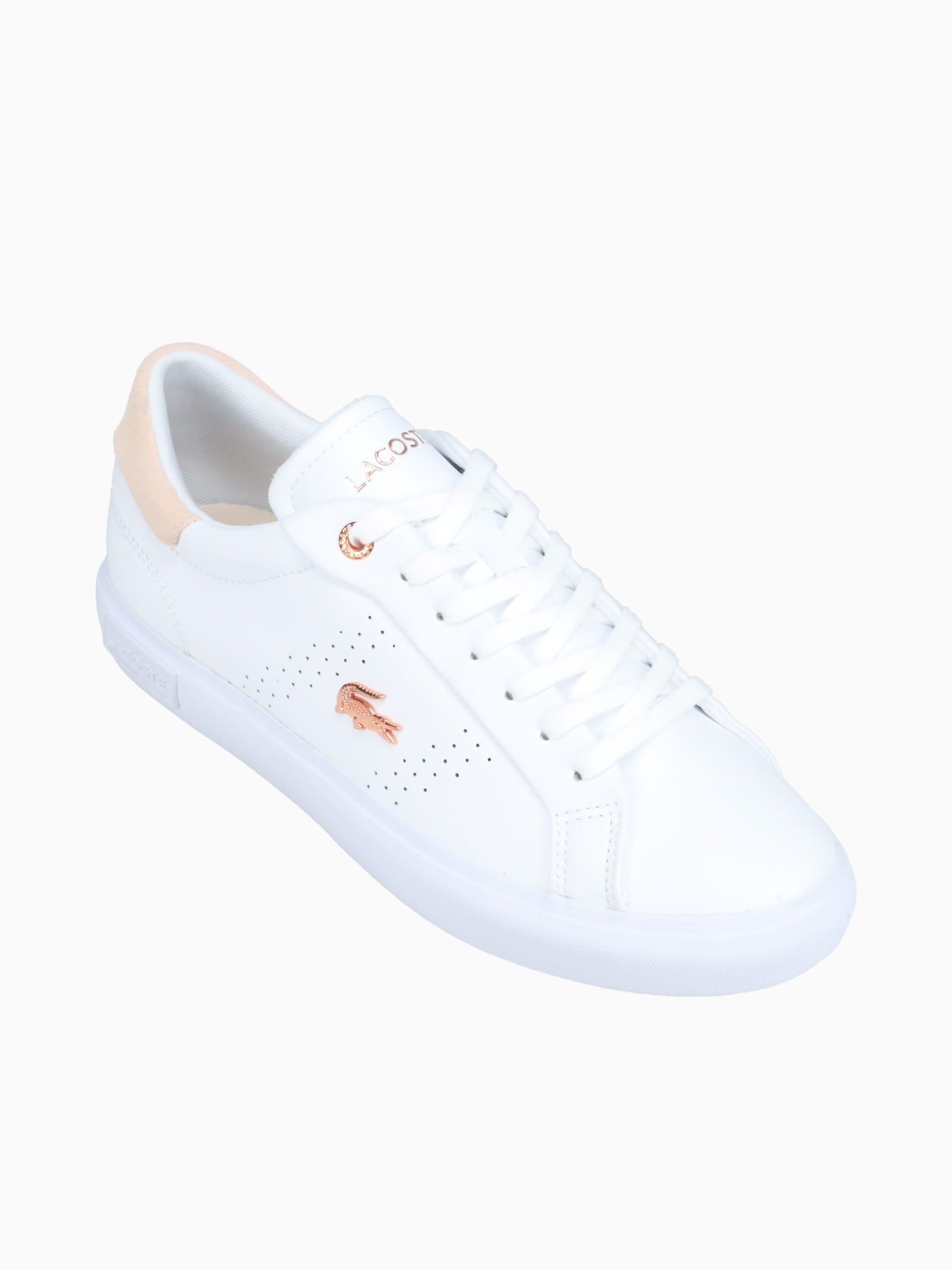 Powercourt 224 Wht leather– La Favorita