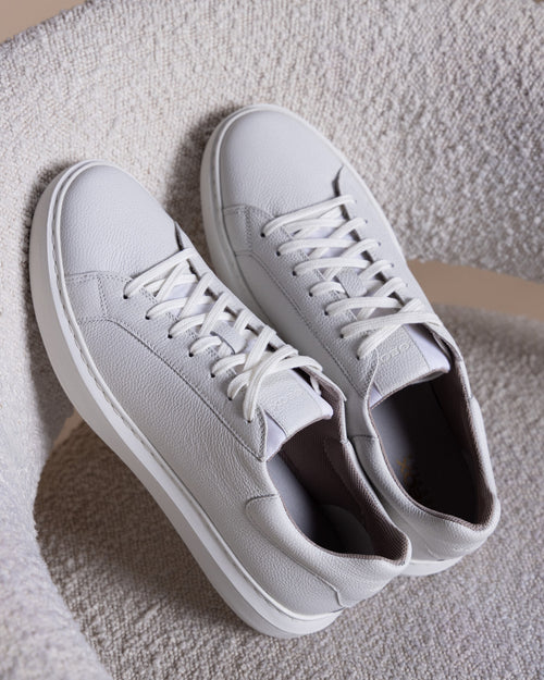 U Deiven White Leather