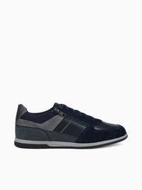 U Renan Navy Grey suede Nappa Navy / 40 / M