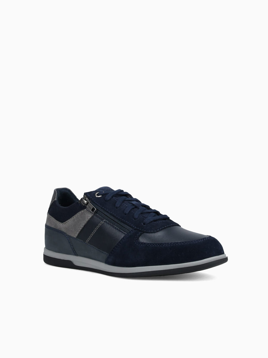 U Renan Navy Grey suede Nappa Navy / 40 / M