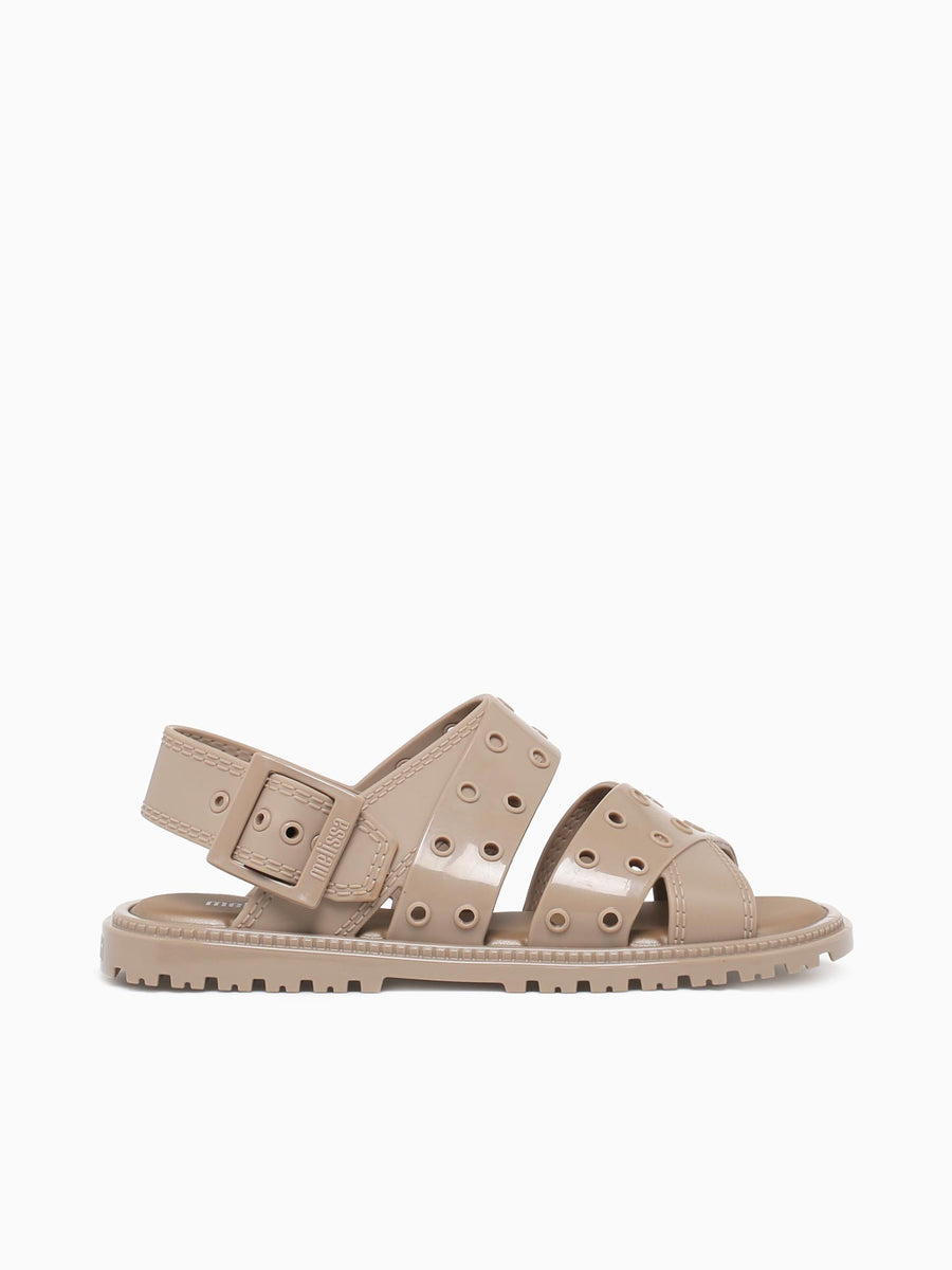 Lock Sandal Clear Silver jelly Taupe / 5 / M