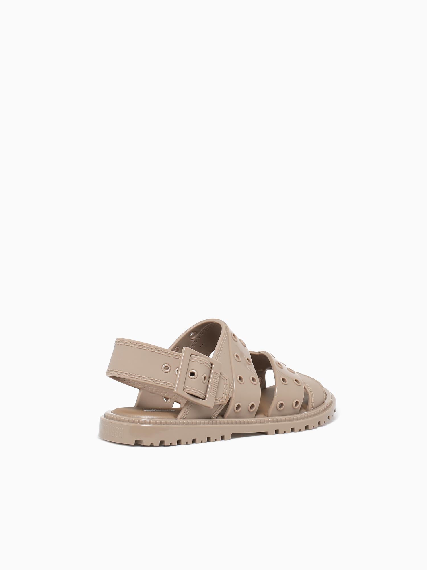 Lock Sandal Clear Silver jelly Taupe / 5 / M