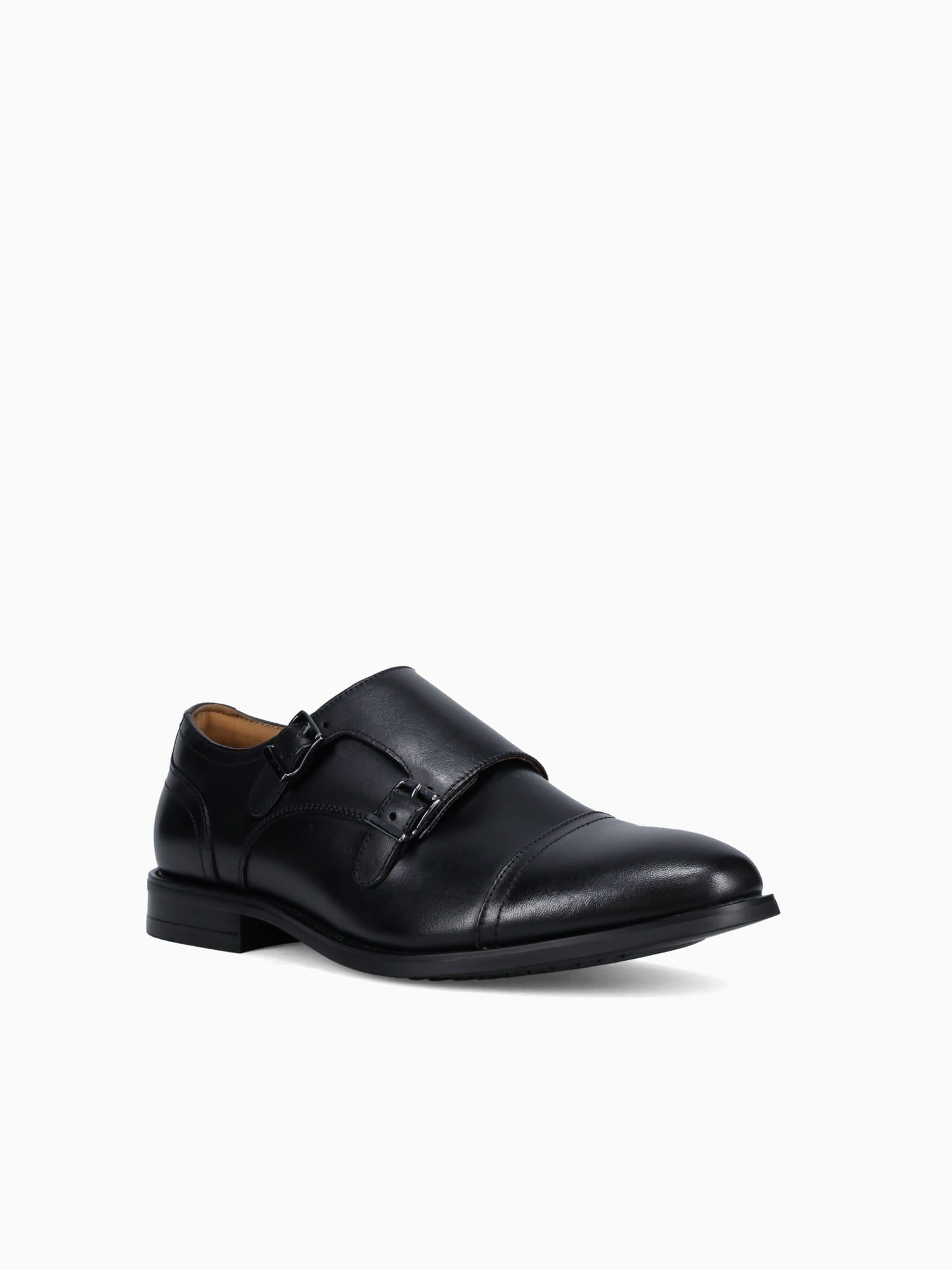 Rucci Double Monk Black Smooth Black / 7 / M