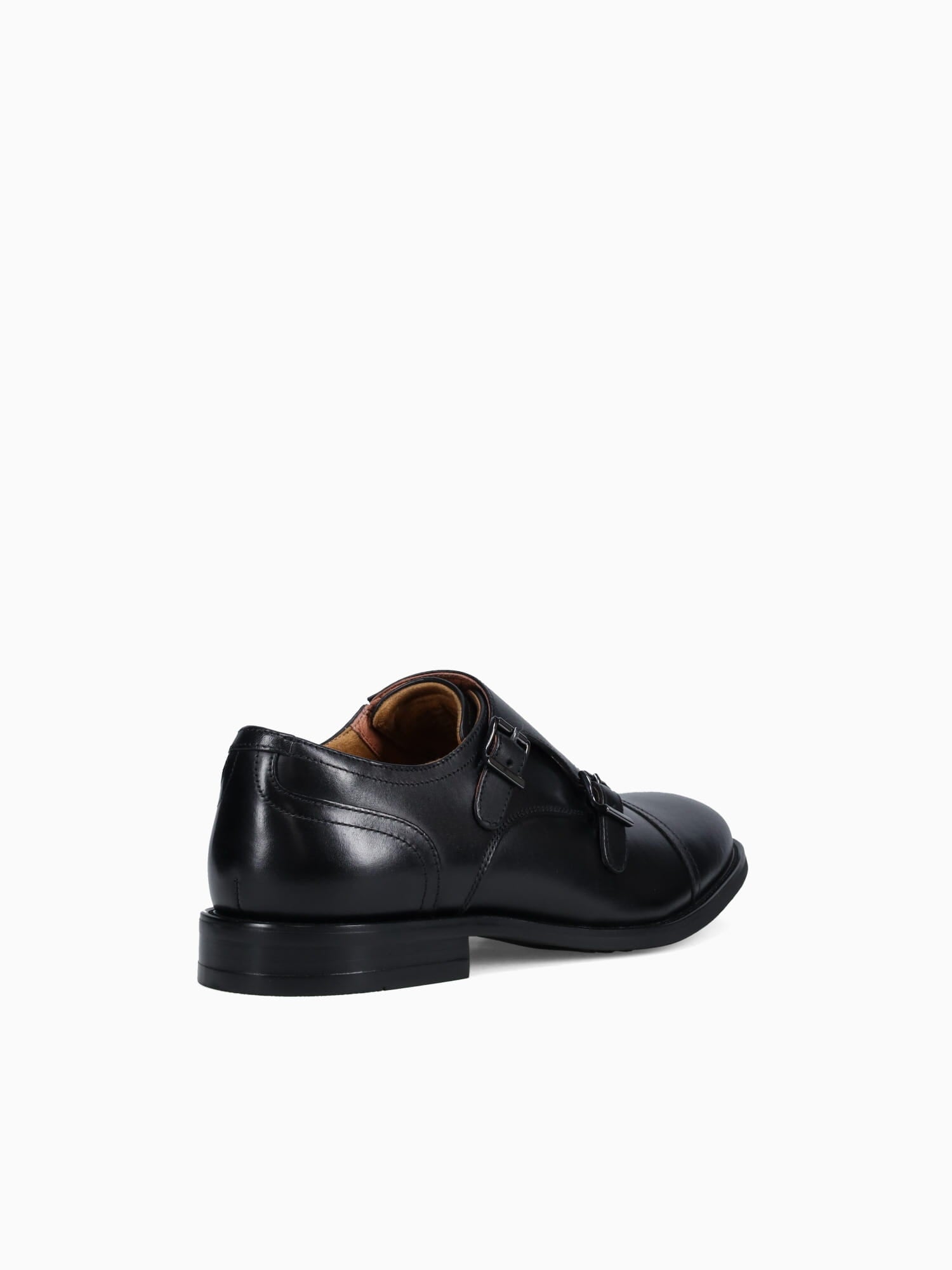 Rucci Double Monk Black Smooth Black / 7 / M