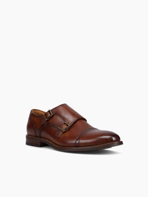 Rucci Double Monk Cognac Smooth Cognac / 7 / M