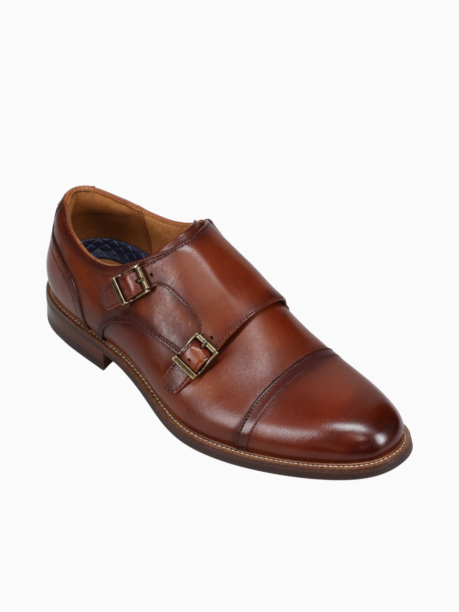 Rucci Double Monk Cognac Smooth Cognac / 7 / M