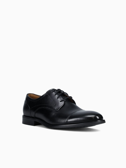 Rucci Cap Toe Black Smooth Black / 7 / M