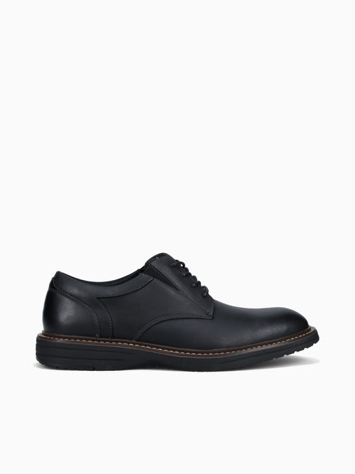 Griff Plain Toe Black Leather Black / 7 / M