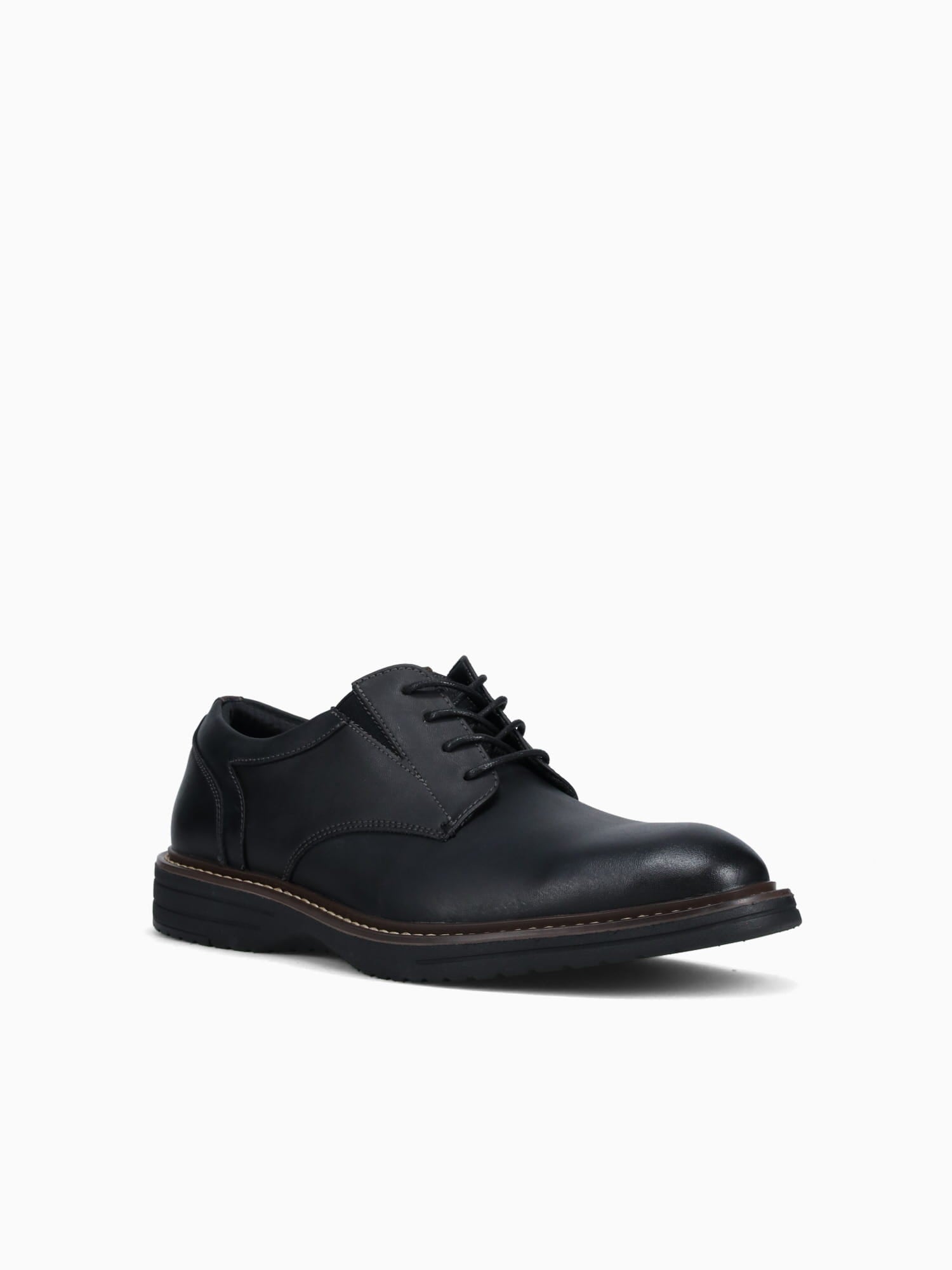 Griff Plain Toe Black Leather Black / 7 / M