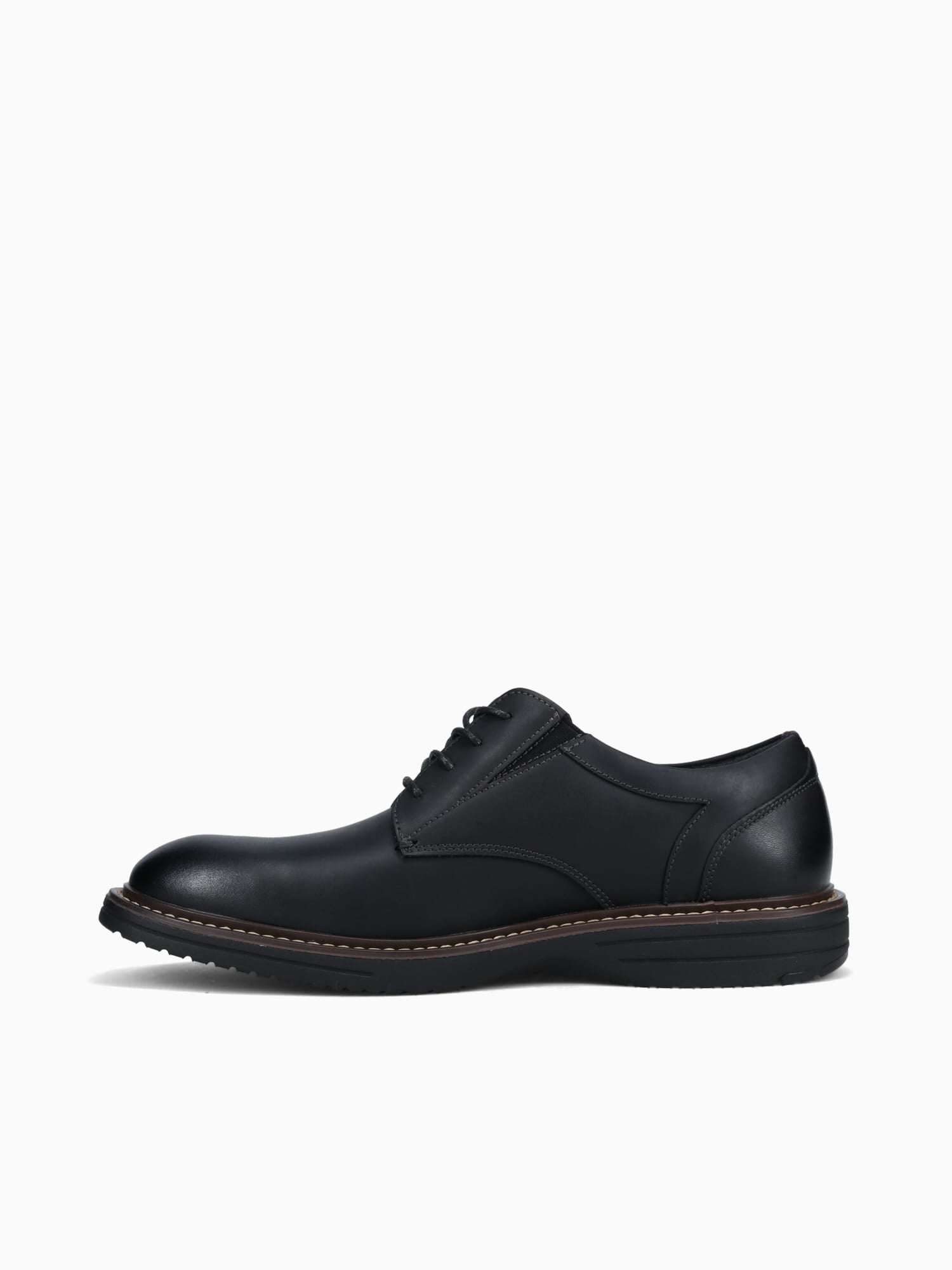 Griff Plain Toe Black Leather Black / 7 / M