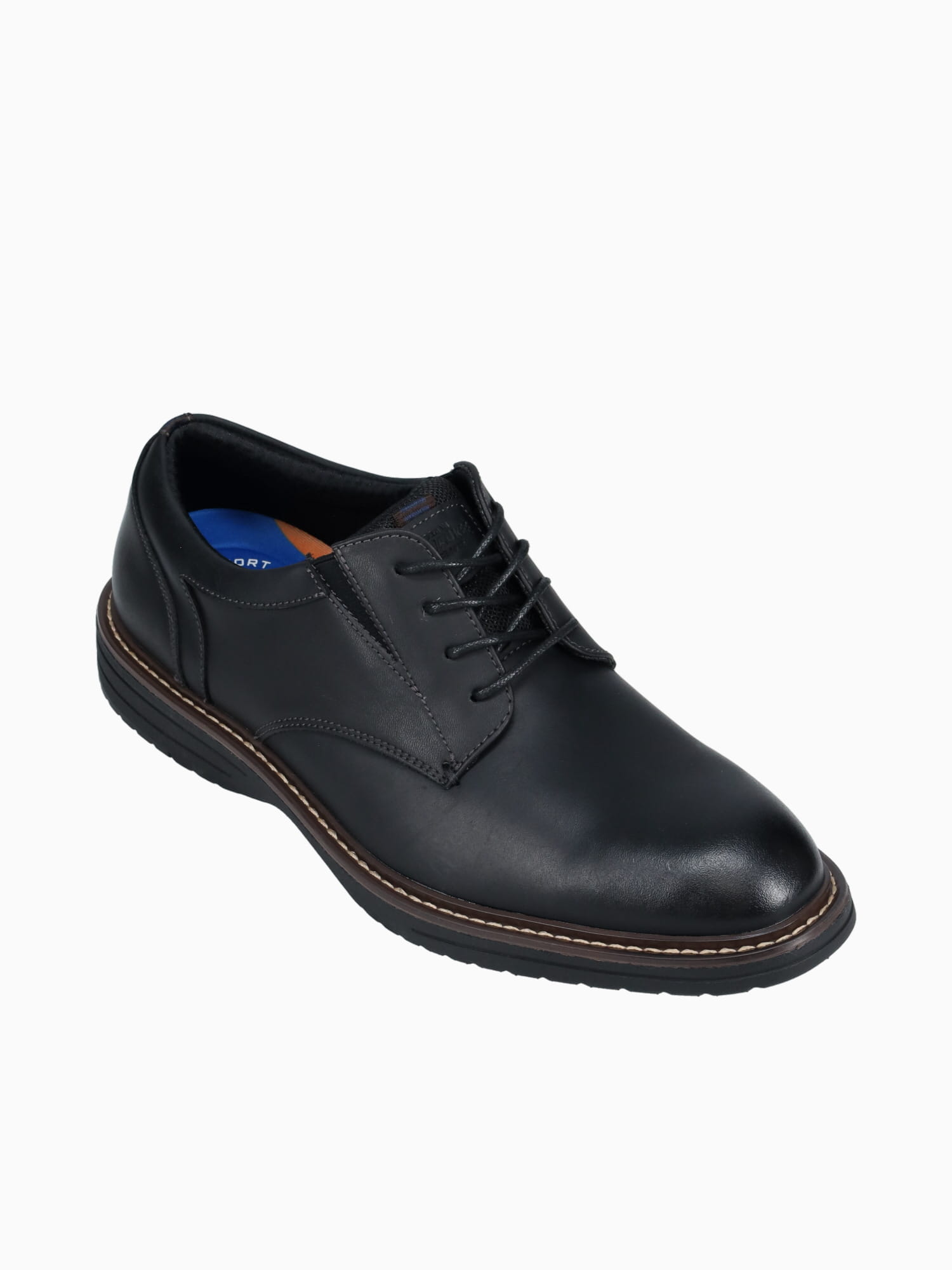 Griff Plain Toe Black Leather Black / 7 / M