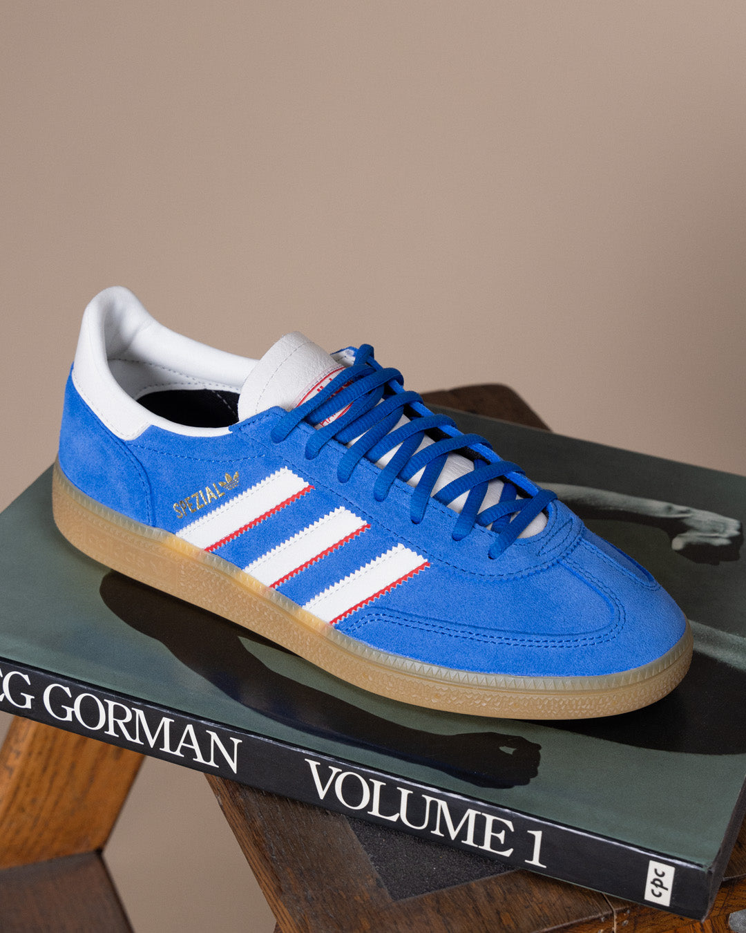 Handball Spezial Blue White leather