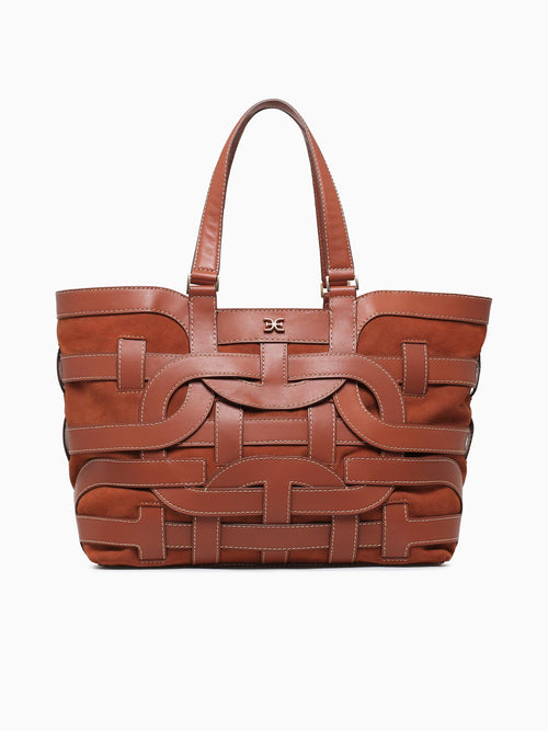 Bay Large Shopper Tote Cognac Cognac