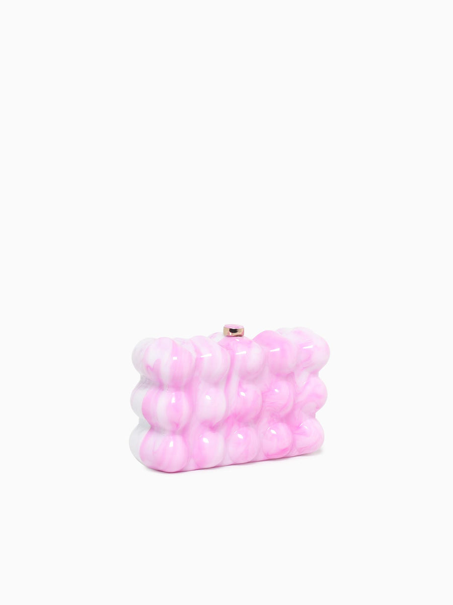 Bubble Box Bag Fuchsia Pink