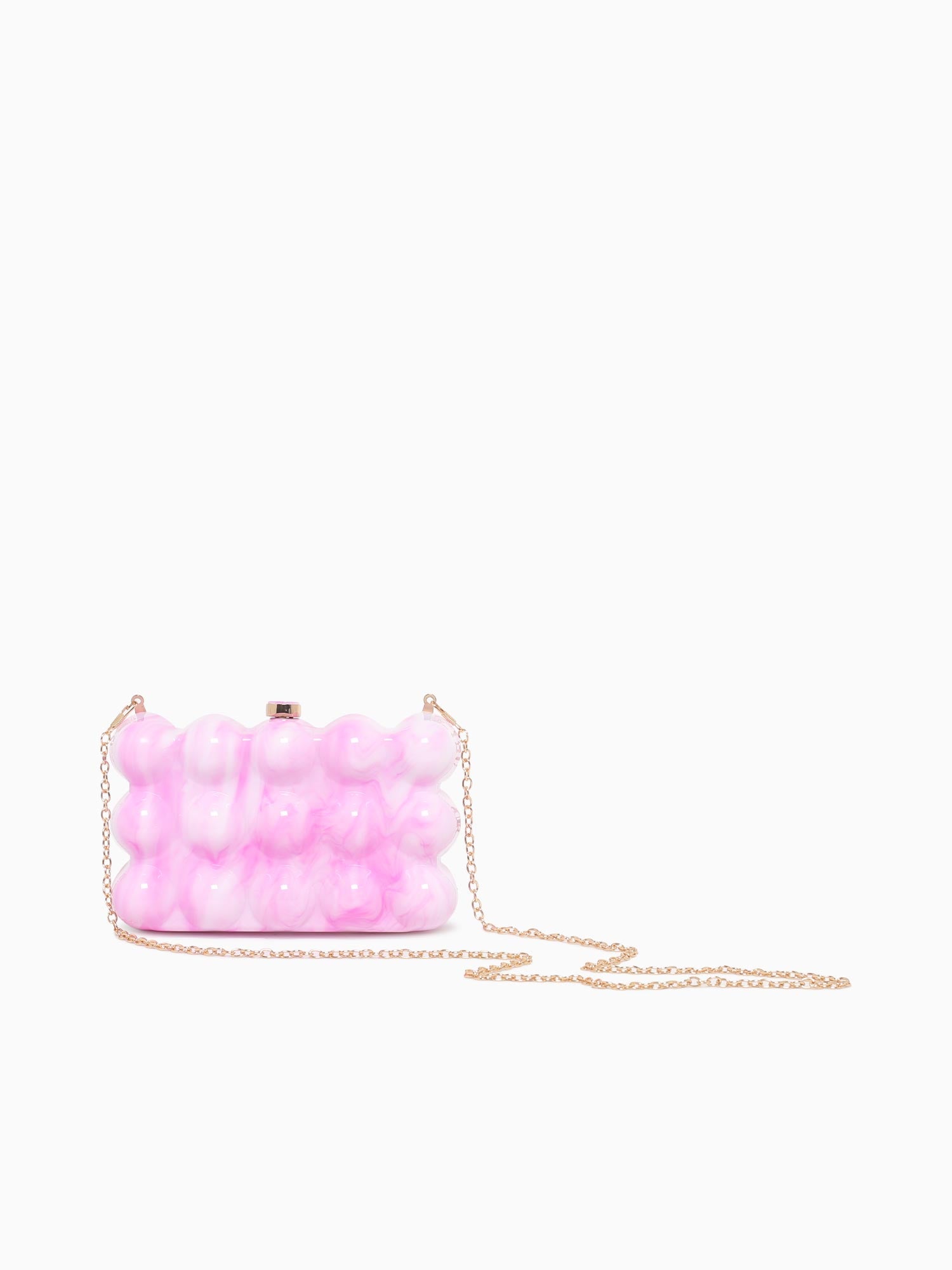 Bubble Box Bag Fuchsia Pink