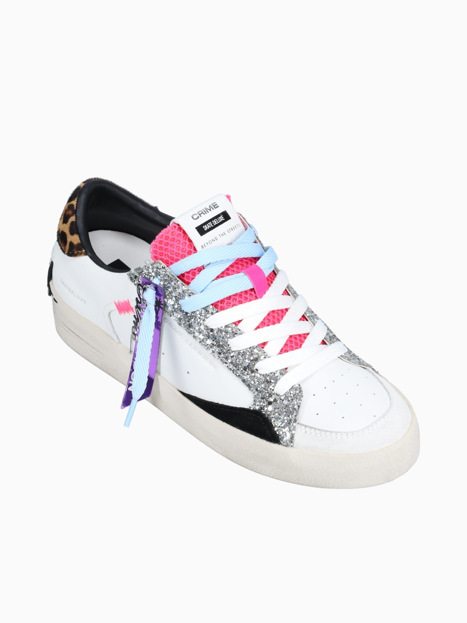 Sk8 Deluxe 21109aa7 10 wht Slv lea G White / 36 / M