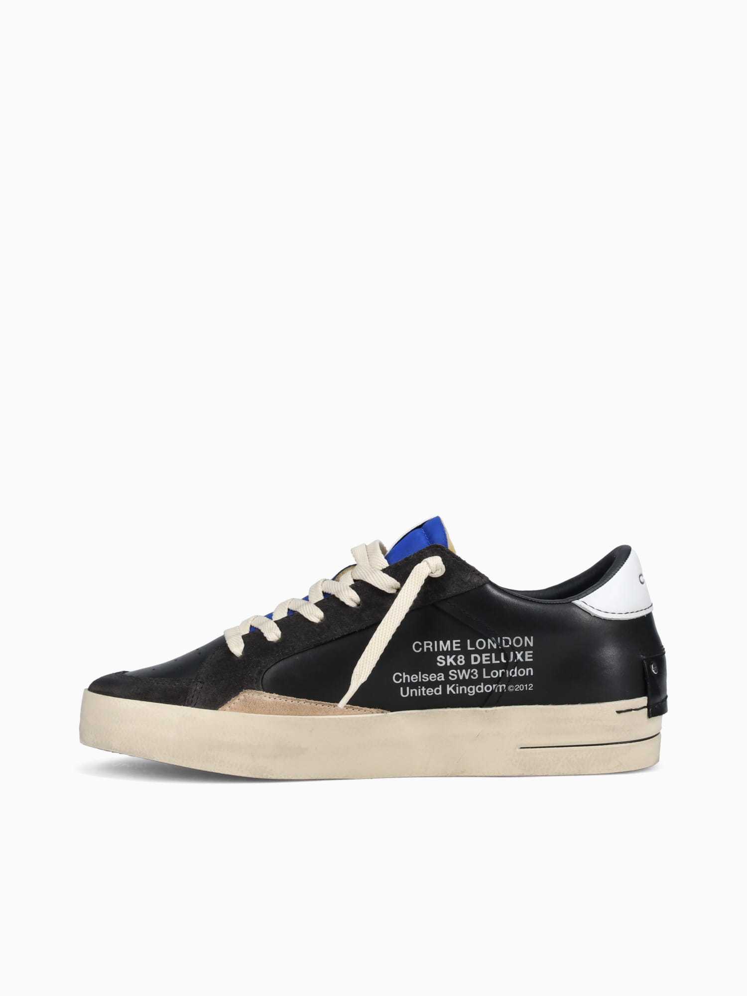 Sk8 Deluxe 15107aa7 20 blk Blu Gry lea S Black / 41 / M