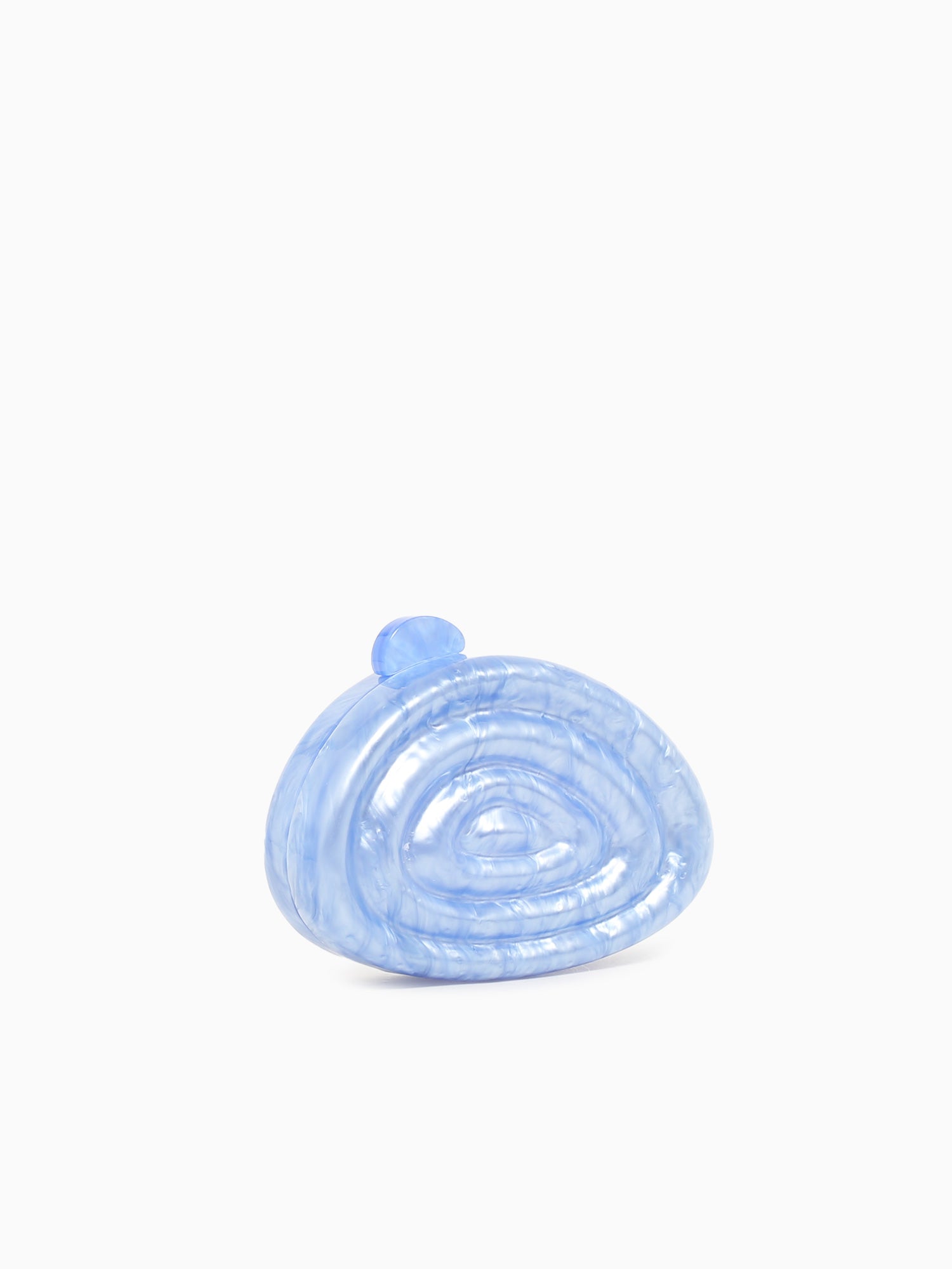 Shell Swirl Clutch Aqua Aqua