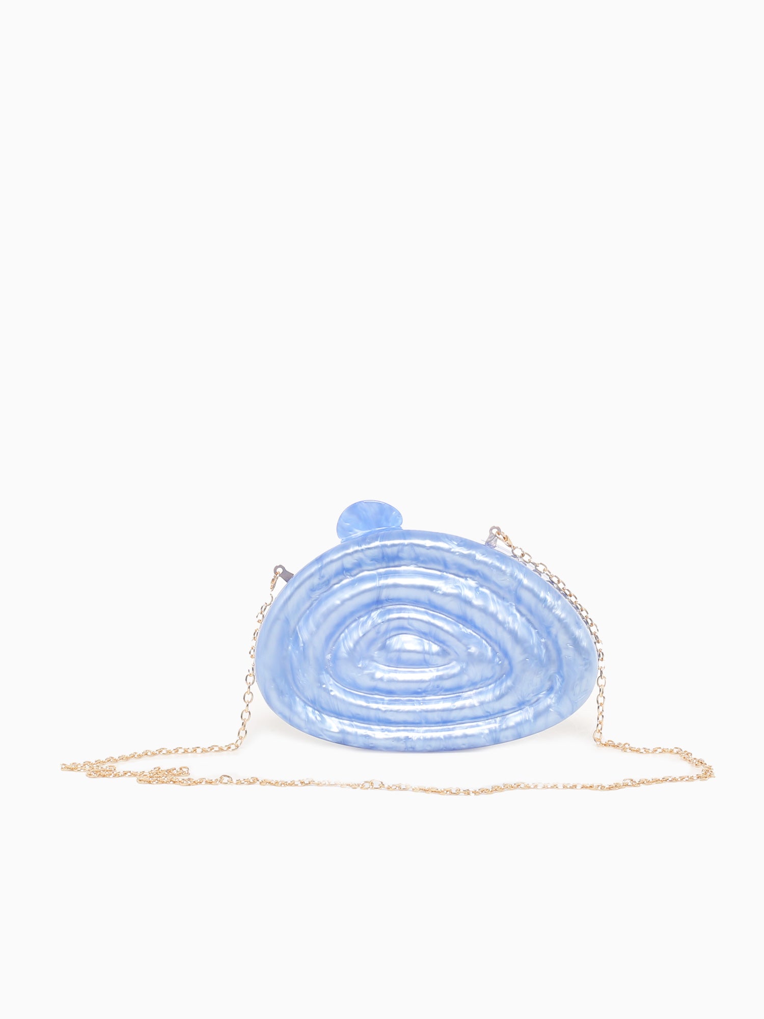 Shell Swirl Clutch Aqua Aqua