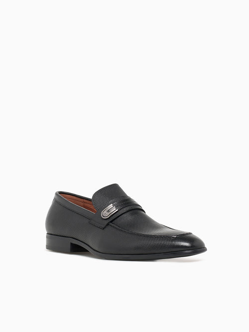 Jonas Black Embossed Calf Black / 7 / M