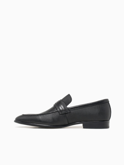 Jonas Black Embossed Calf Black / 7 / M