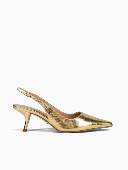 Bianka Sling Medallion Gold Metallic Gold / 5 / M