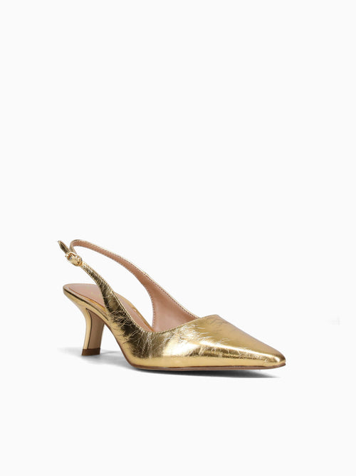 Bianka Sling Medallion Gold Metallic Gold / 5 / M