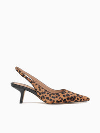 Bianka Sling Granada Tan Leopard Black Brown / 5 / M