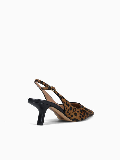 Bianka Sling Granada Tan Leopard Black Brown / 5 / M